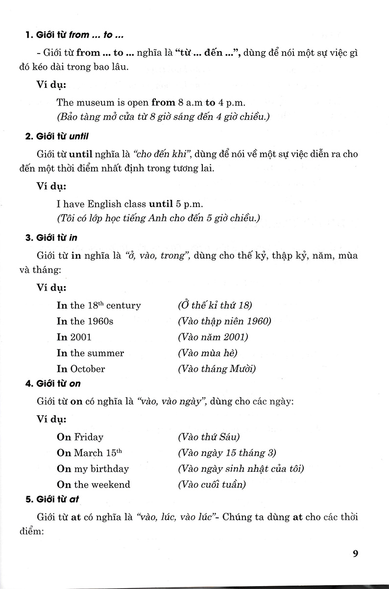 Ngữ Pháp Và Bài Tập Thực Hành Tiếng Anh 8