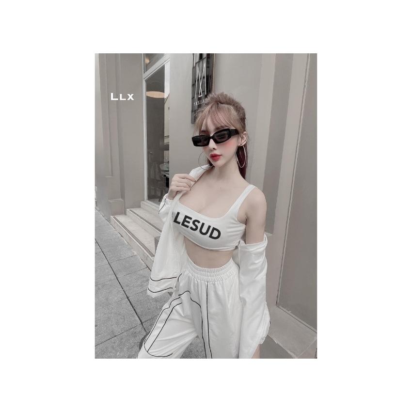 SET BỘ THỂ THAO LESUD VIỀN MÍ 3 MÀU