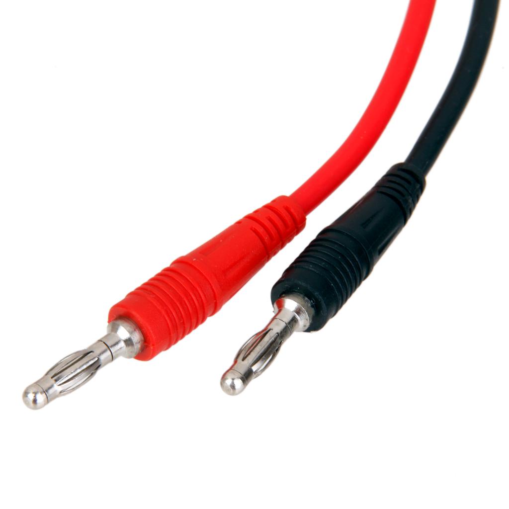 Generic 15A 4mm Banana Plug to Alligator Clip Clamp Test Probe Cable
