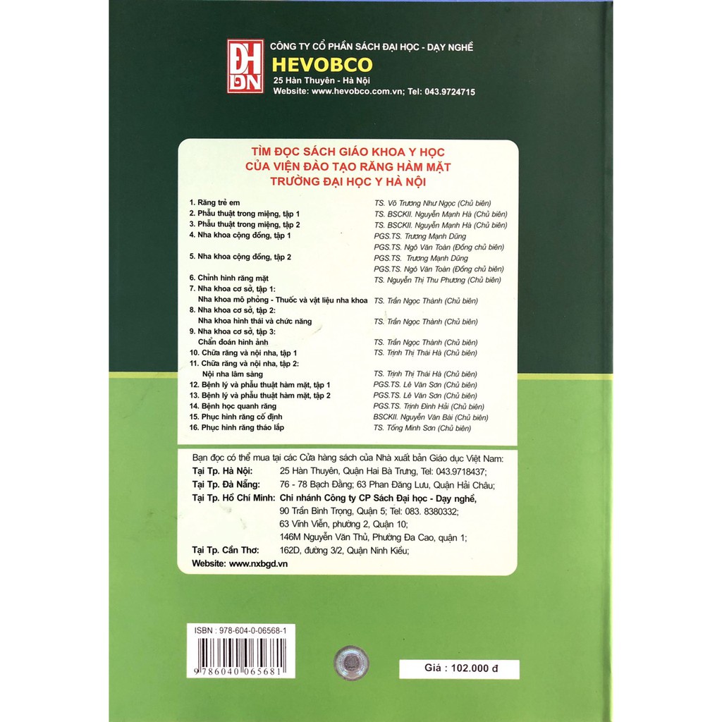 Phẫu Thuật Trong Miệng - Tập 1 + Tập 2 (Dùng Cho Sinh Viên Chuyên Khoa Răng Hàm Mặt)