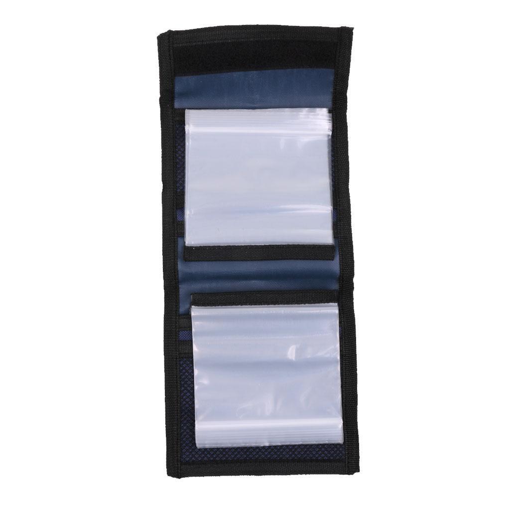 High Grade 12 Clear Pockets Leader Sock Leader Wallet Fly Fishing Tapered Leader, Tippet Case