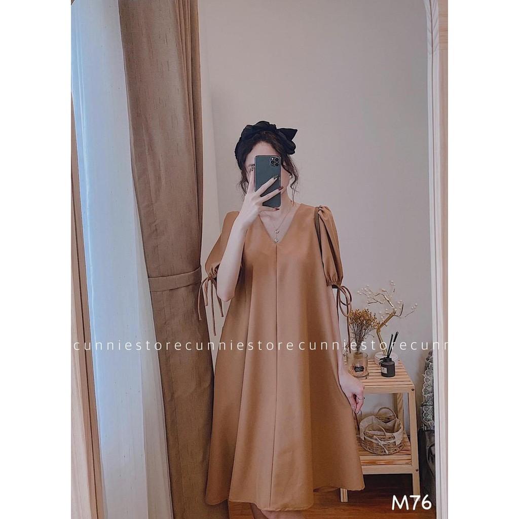 Váy bầu, đầm bầu công sở chất lụa mát mẻ không nhăn
