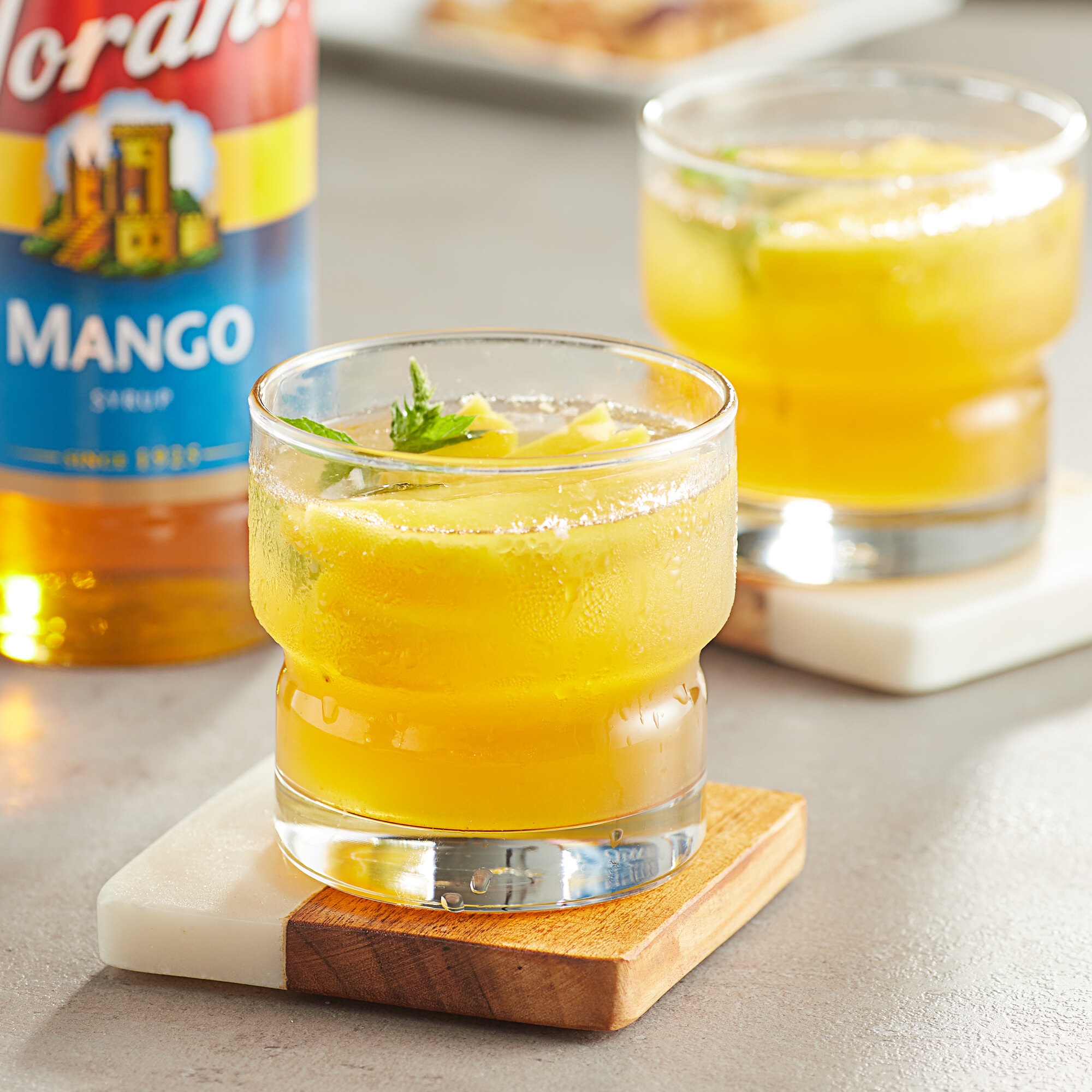 Siro Pha Chế Vị Xoài Torani Mango Syrup 750ml Mỹ Nguyên Liệu Pha Chế Trà và Soda