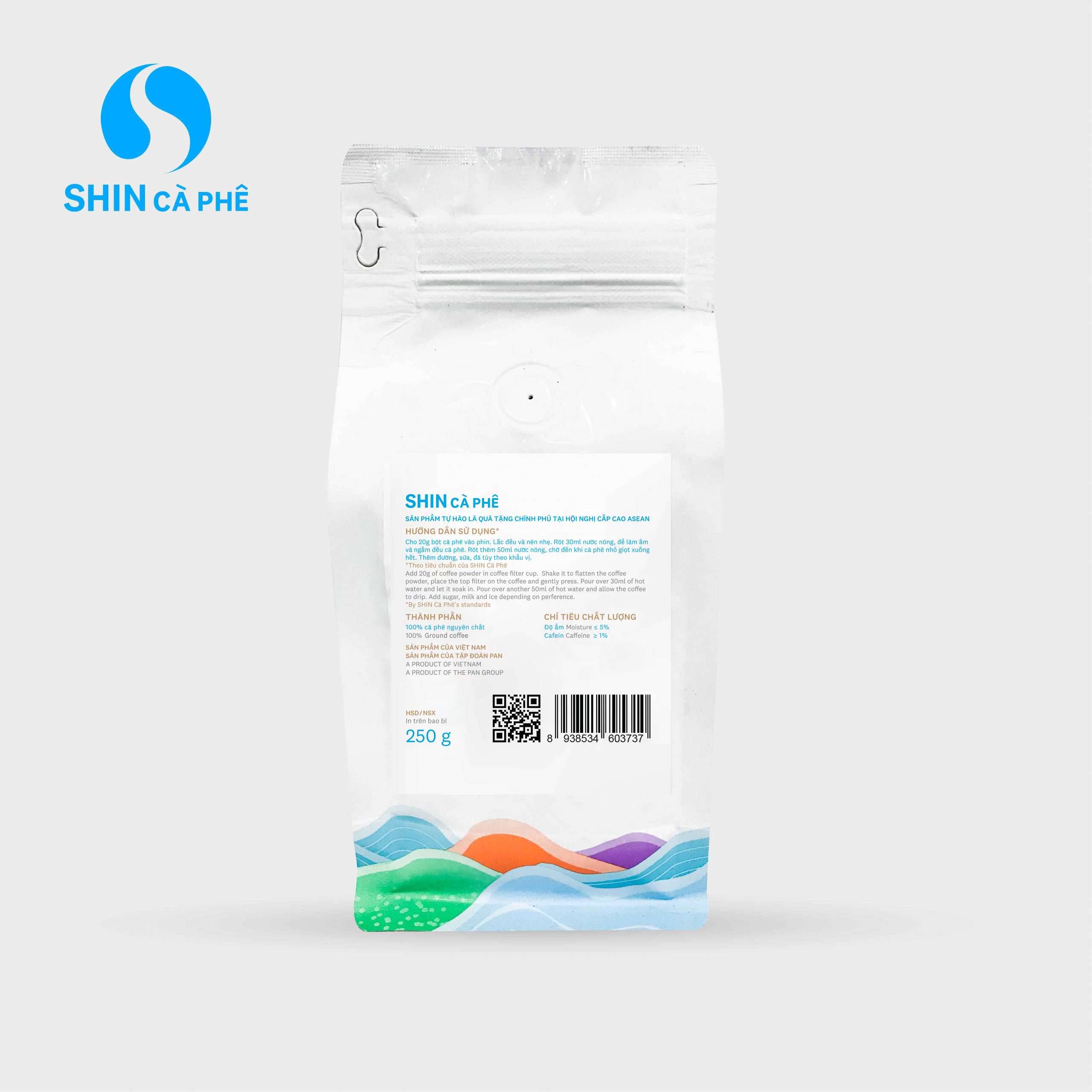 SHIN Cà phê - Pleiku Blend phin 250 gram