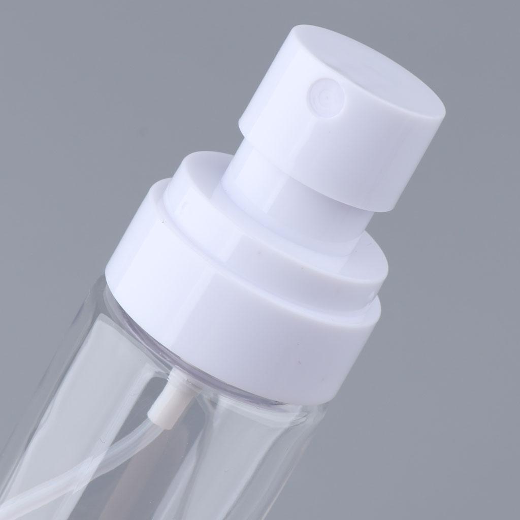 2Pcs Empty Refillable Plastic Perfume Toner Bottles Cosmetic Makeup Travel Lotion Cream Containers Dispensers 40ml