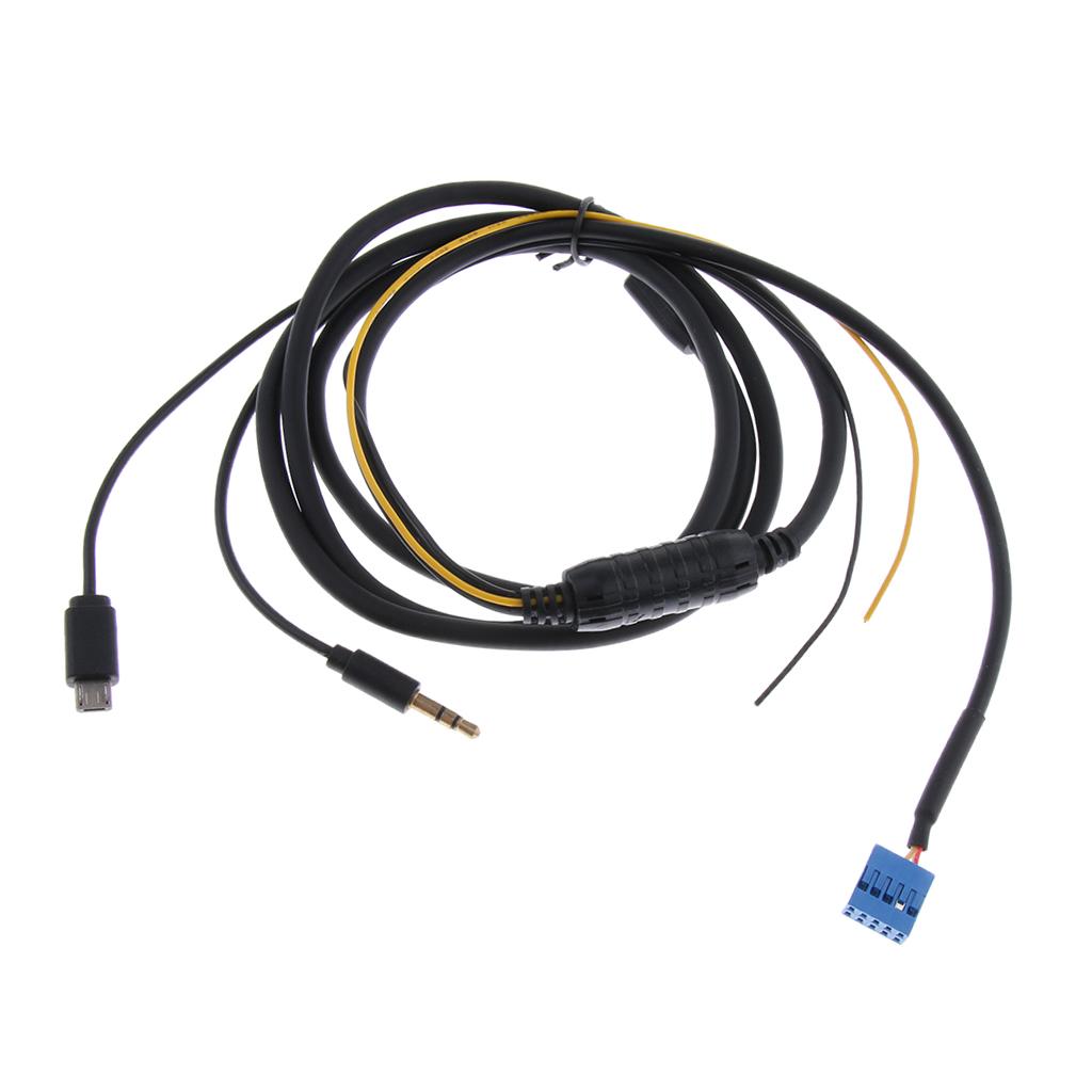 AUX Input Radio Adapter CD Phone Charging Cable for  E46 Series/ 6