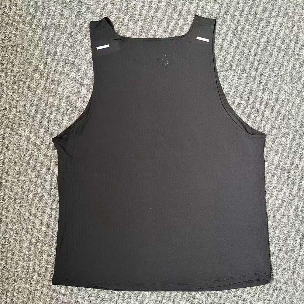 Đàn ông thời trang chạy marathon singlets không tay áo không tay Color: White Size: 2XL