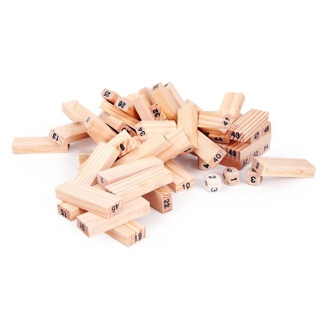 Bộ Trò Chơi Rút Gỗ Wiss Toy - Xả Stress - Xếp Hình Phù Hợp Với Mọi Lứa Tuổi