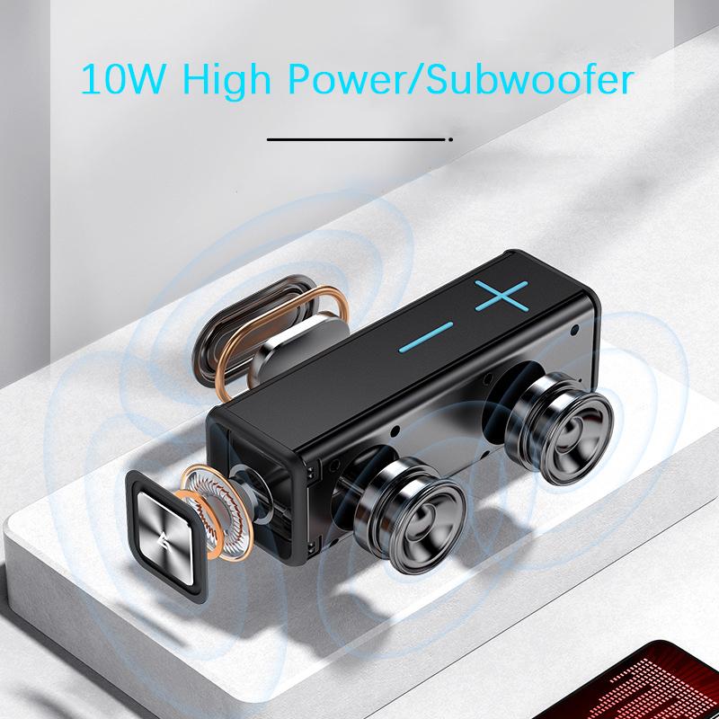 Loa Bluetooth V13 Loa Siêu Trầm Di Động Không Dây Tại Nhà Dòng TWS Âm Thanh HIFI Chất Lượng Loa 5.0 Thời Gian Phát 20 Giờ Màu sắc: Đen