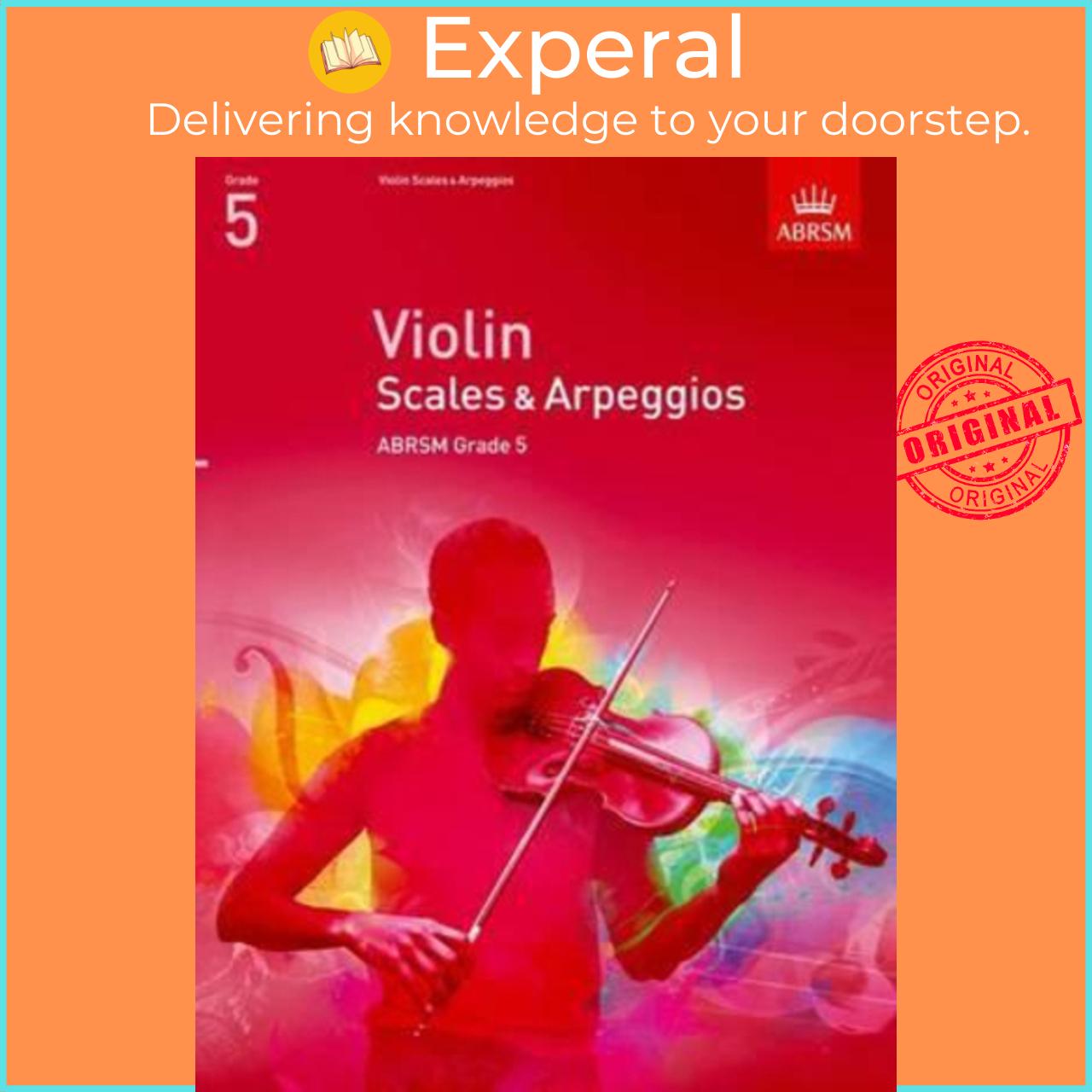 Sách - Violin Scales & Arpeggios, ABRSM Grade 5 : from 2012 by ABRSM