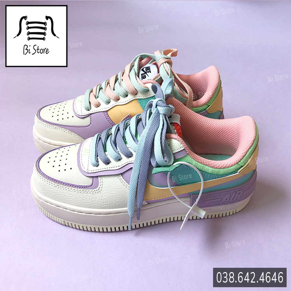 [Bảng 30 màu] Dây giày dẹt màu Pastel dành cho các loại giày thể thao / sneaker Nikee Air Forcee 1 (AF1), Jordann, Adidass, Vanss, Conversee,... [bán theo cặp