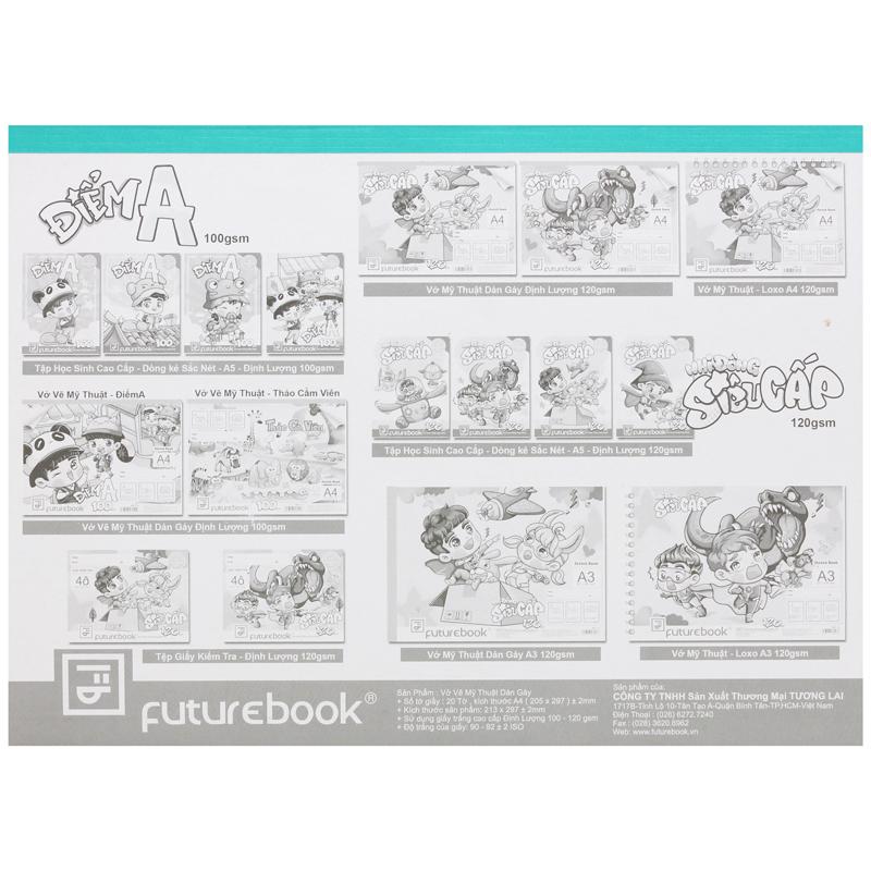 Tập Vẽ Mỹ Thuật A4 Thảo Cầm Viên - futurebook MTA4-111 (20 Tờ)