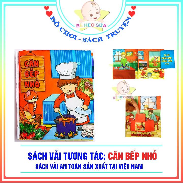 Sách vải Căn bếp nhỏ - Sách vải tương tác pipo