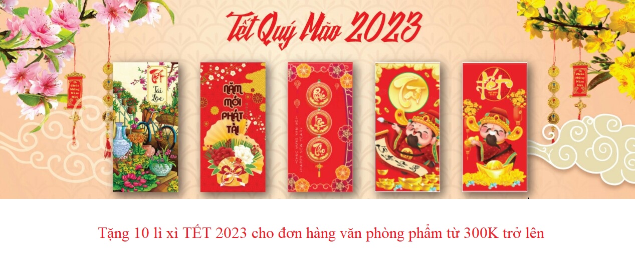 COMBO 1000 BAO LÌ XÌ TẾT VIỆT 2023