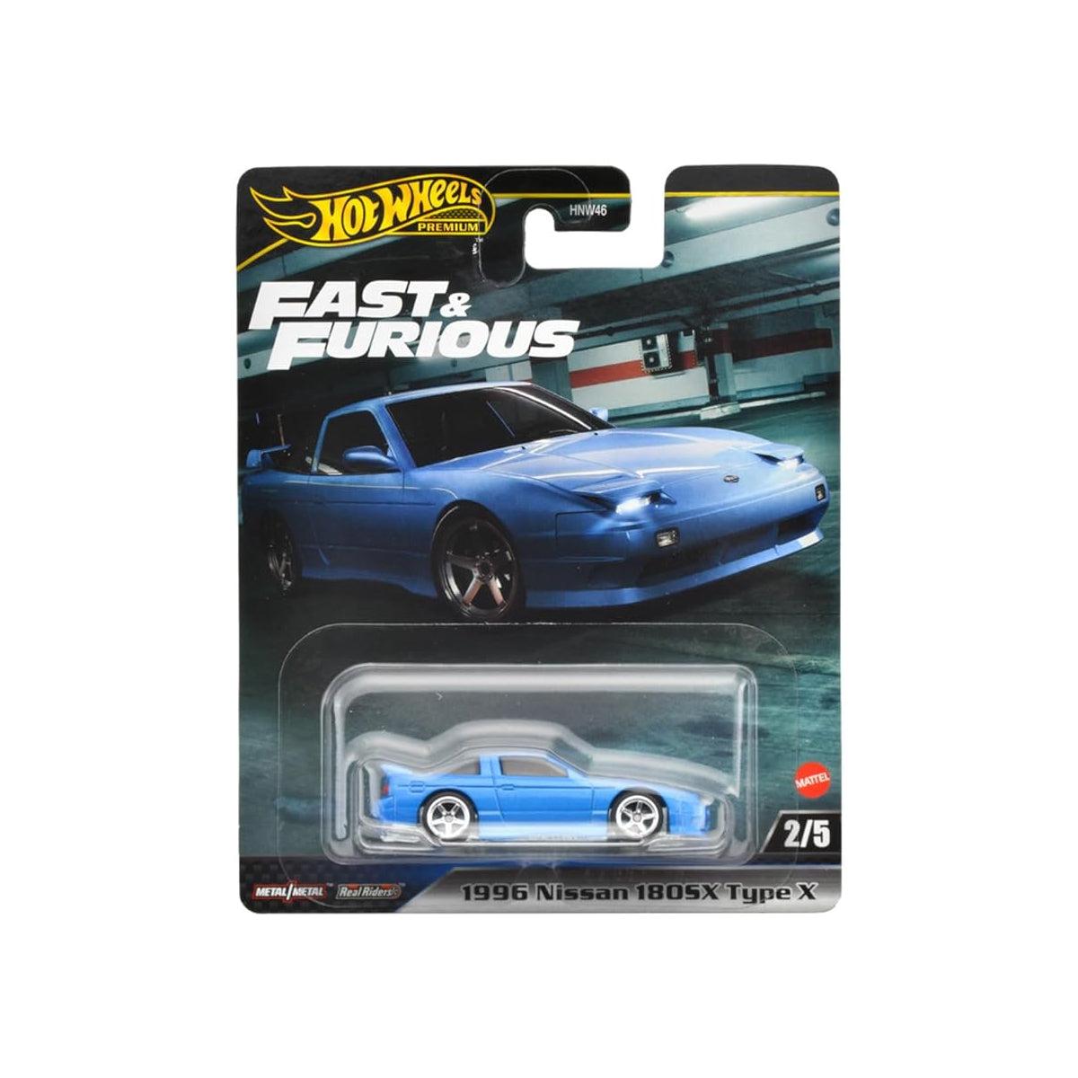 Đồ Chơi Siêu Xe Premium Fast&amp;Furious Nissan 180sx HOT WHEELS HVR62/HNW46