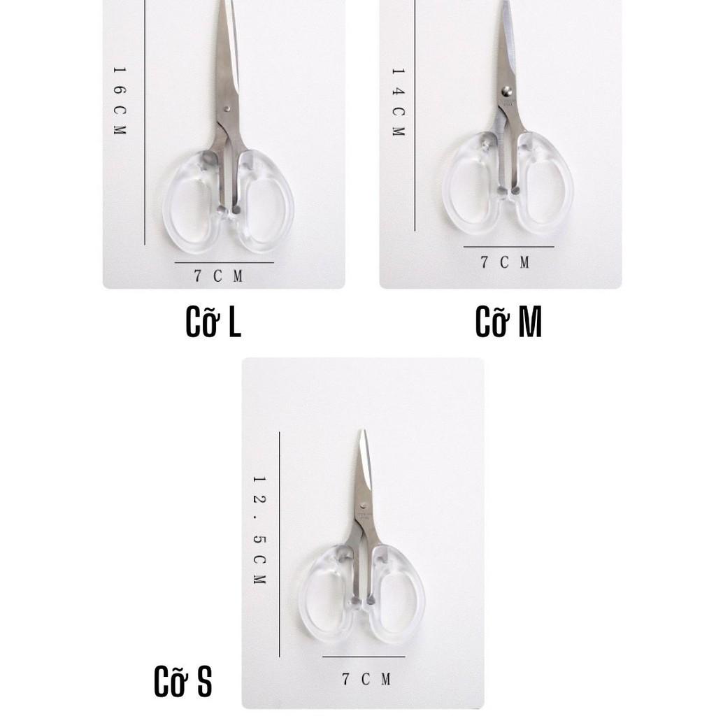 Kéo Cắt Giấy Đầu Tròn Bằng Thép Không Gỉ ST157