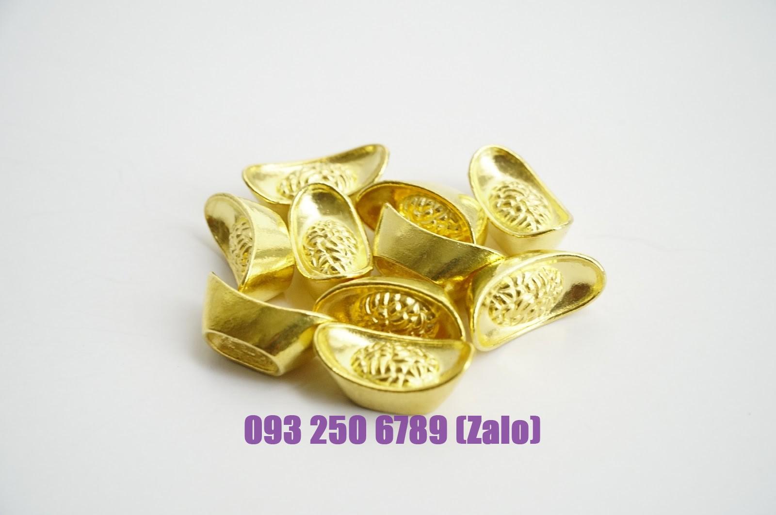 Thỏi Vàng Thần Tài nhiều cỡ bằng kim loại