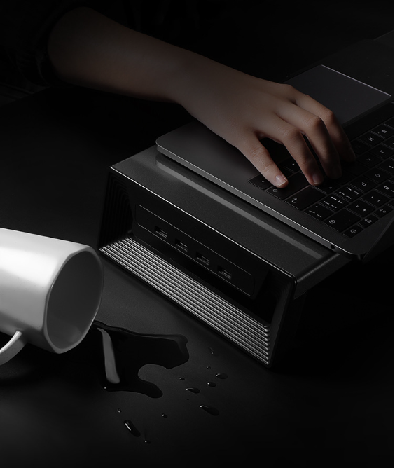 Bàn Kê Dành Cho Màn Hình Laptop MAVERICK SLIM BLACK - phiên bản mới hàng cao cấp chống nước