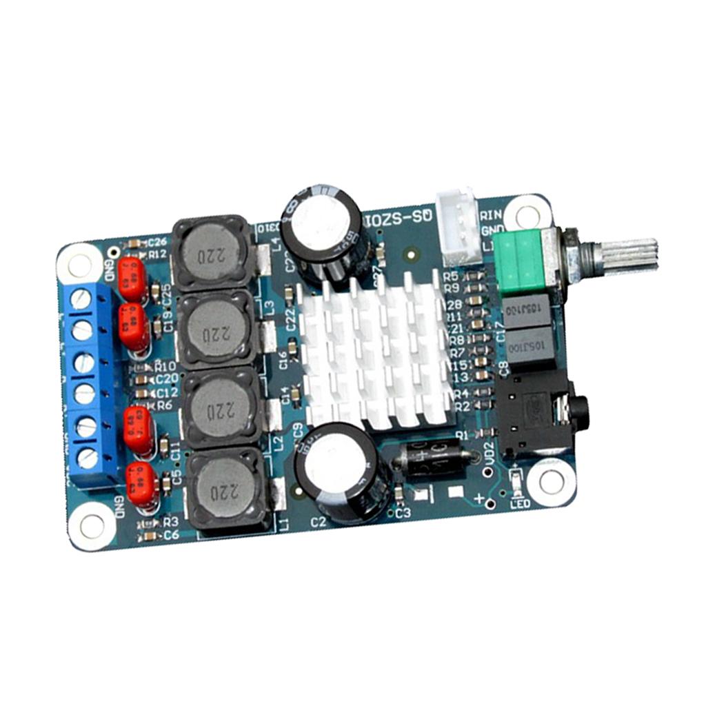 2x50W TPA3116D2 Dual Channel Amplifier Amp Board For Home DIY Audio System