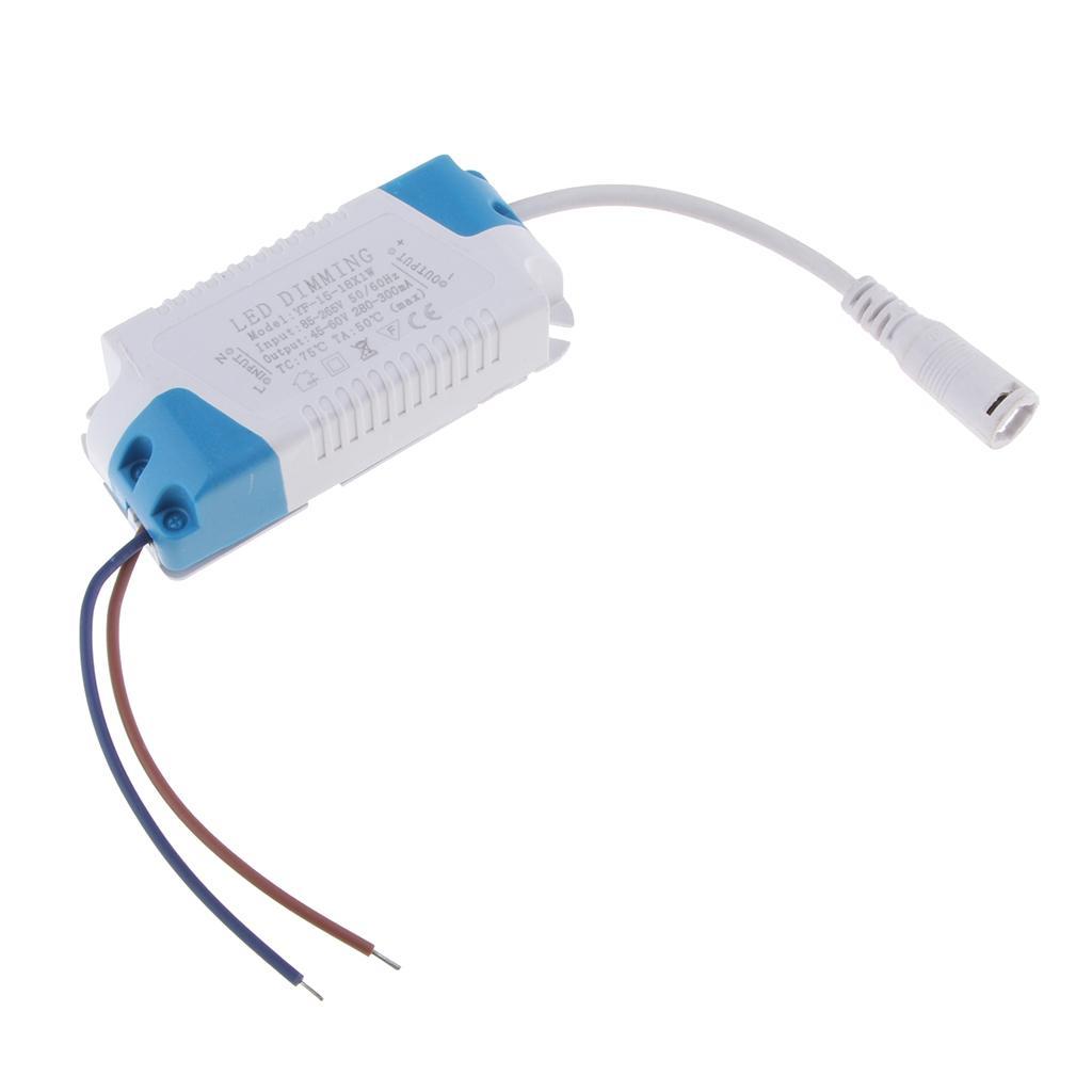 Dimmable LED Power Supply DC 45-60V 300mA 15-18x1W For LED Downlights