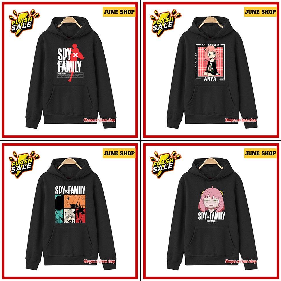 Áo Hoodie Spy x Family, Áo Khoác Anime chất nỉ bông, cá tính, siêu đẹp
