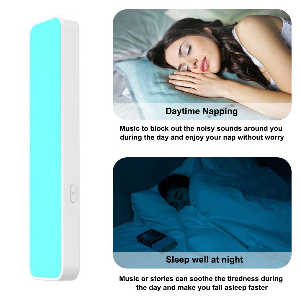Loa Nhẹ Dưới Gối Soundbox Tự Động Tắt Nguồn Soundbar Dẫn Truyền Xương Loa Loa Siêu Trầm Đen Gary Color: C-White Set Type: Speaker