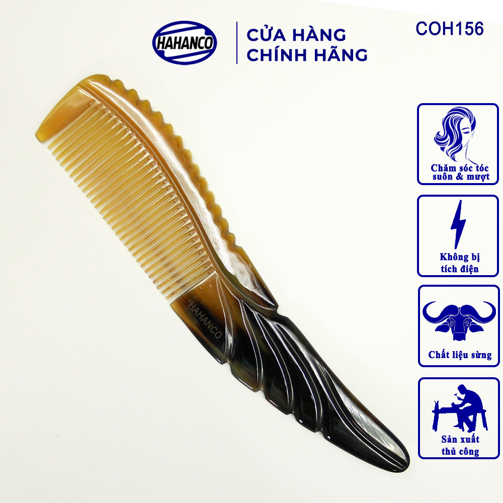 Lược sừng thân cánh chim COH156 - Mẫu cao cấp màu sắc đẹp - Chăm sóc tóc