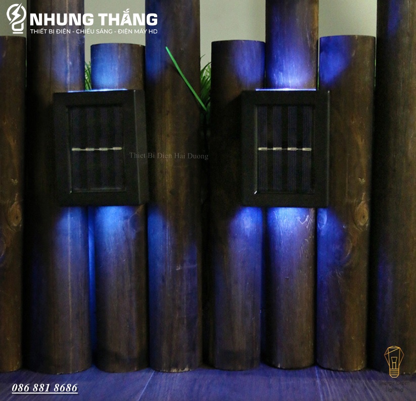 Đèn Tường 2 Đầu Chiếu Sáng MT-33,MT-32 - Sử Dụng Năng Lượng Mặt Trời - Chống Nước IP65 - Ánh Sáng Trắng,Vàng,Đổi Màu - Có Video