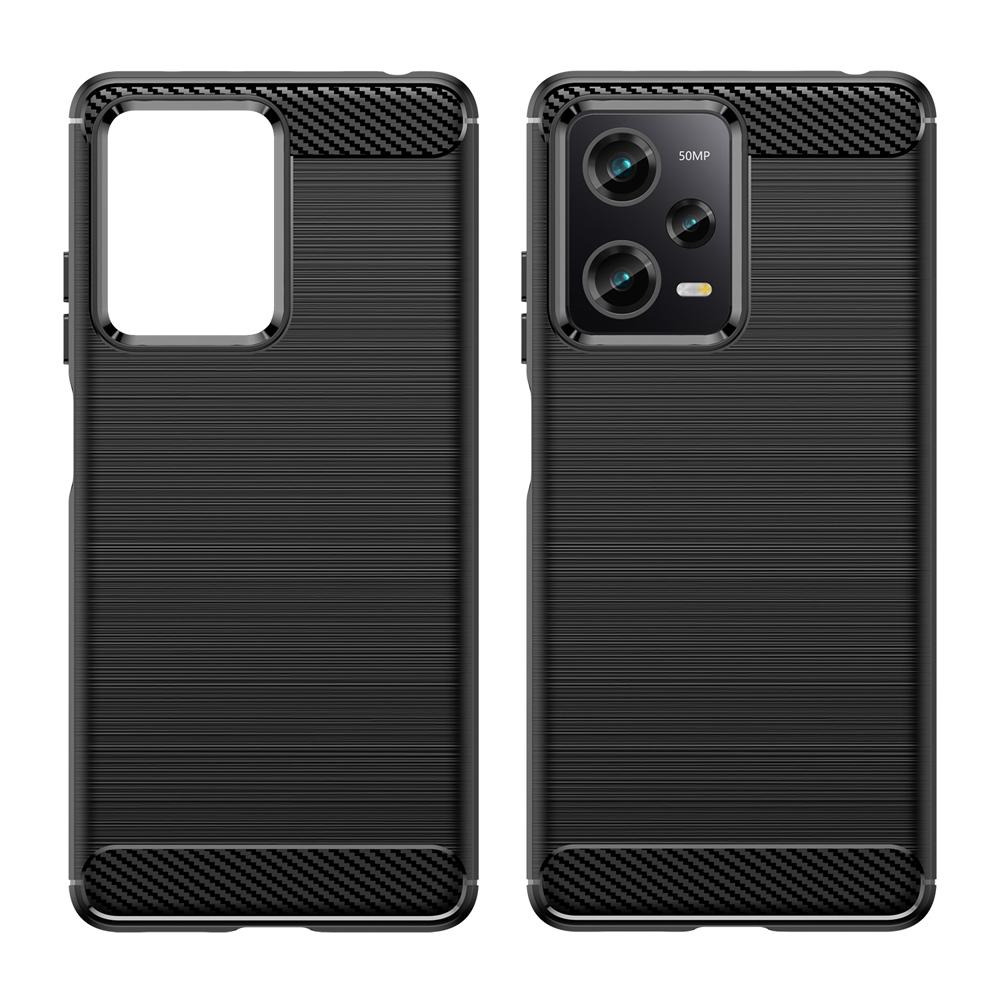 Ốp lưng cho Xiaomi Redmi Note 12 Pro silicone mềm Carbone phay xước chống sốc chống vân tay