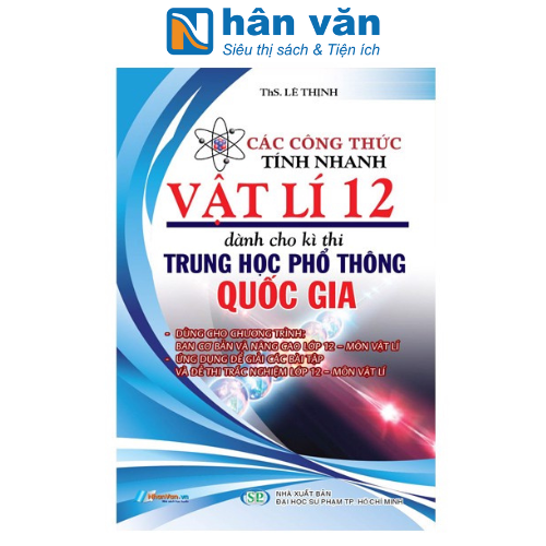 Các Công Thức Tính Nhanh Vật Lý 12 Dành Cho THPT Quốc Gia