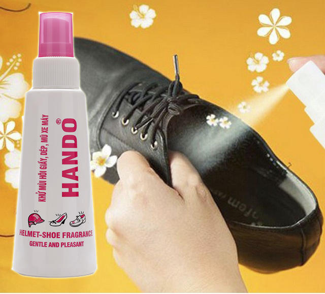 Combo 3 Chai xịt khử mùi hôi chân hôi giày Hando 120ml (Hương Quế)