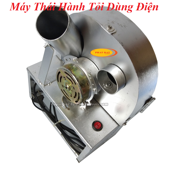 Máy Thái Hành, Tỏi Dùng Motor - Thái Cực Nhanh 200kg 1giờ