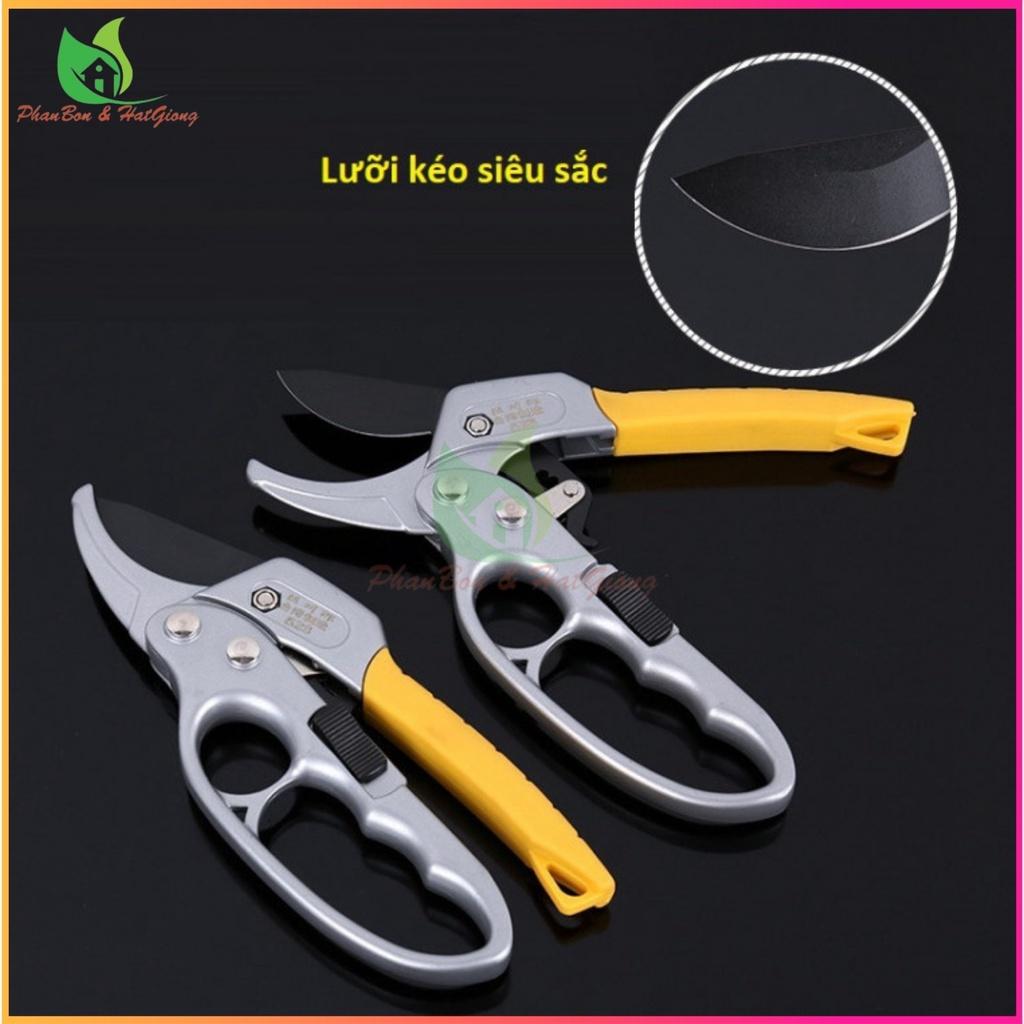 Kéo Cắt Tỉa Cành Cây, Kìm Tỉa Cây Cao Cấp HSS, Kéo Cộng Lực Cắt Cành SK-8 Nhập Khẩu, Kéo Cắt Tỉa Bonsai Cao Cấp - Shop Phân Bón và Hạt Giống