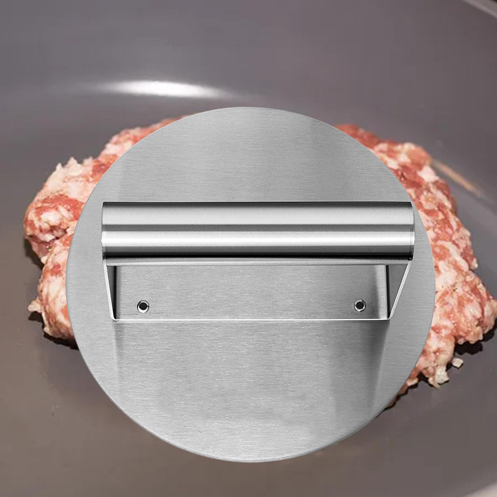 Stainless Steel Burger Press Maker Smooth Meat Looser for Cooking Flatbreads