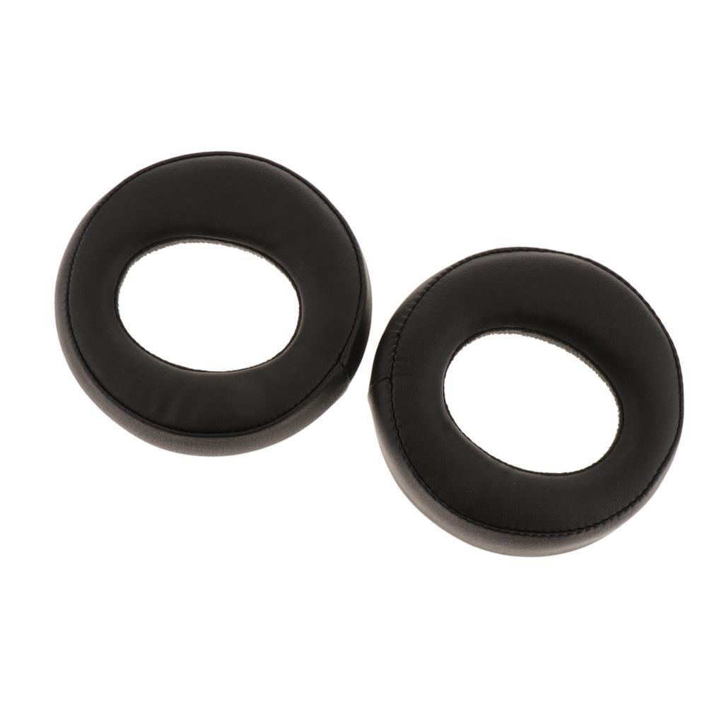 2Pcs Premium Headphones Ear Pads Cushion Covers for     Black