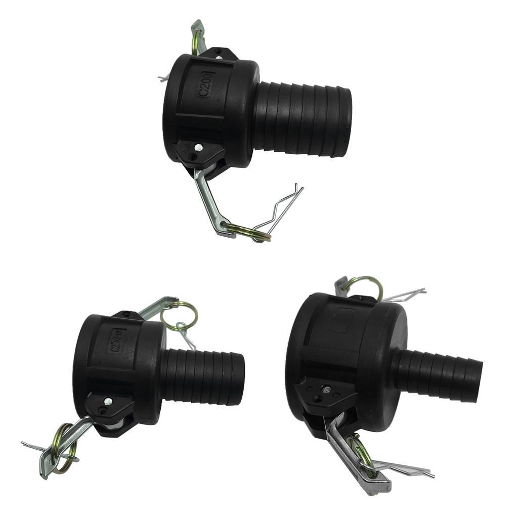 Butterfly Tap Fitting PP Chrome Quick Coupling Female 2 '' 1000L IBC Tank Adapter Water