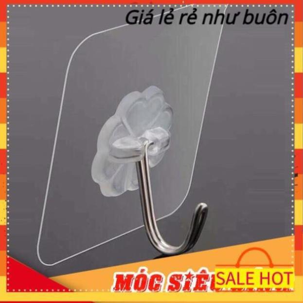 Móc Dán Tường Siêu Dính Trong Suốt Chịu Lực Tốt Treo Tường Chắc Chắn 6x6 cm - MY2