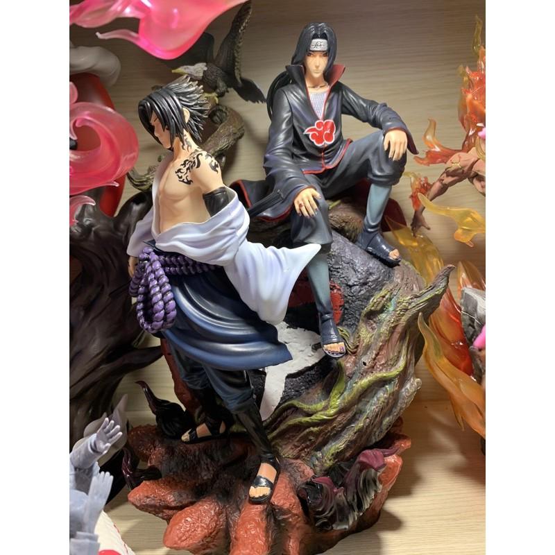 Mô Hình Figure Naruto Itachi Sasuke Kết hợp đẹp 36CM