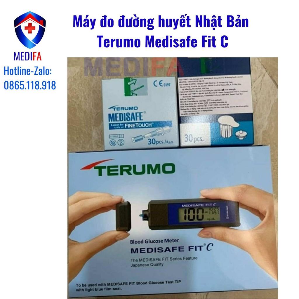 Máy đo đường huyết, tiểu đường Terumo Medisafe Fit C Chính Hãng Nhật Bản, Bảo hành 5 năm