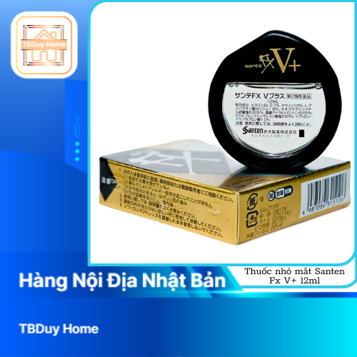 Nước Nhỏ Mắt Santen Fx V+ Nhật Bản 12ml - 1 hộp