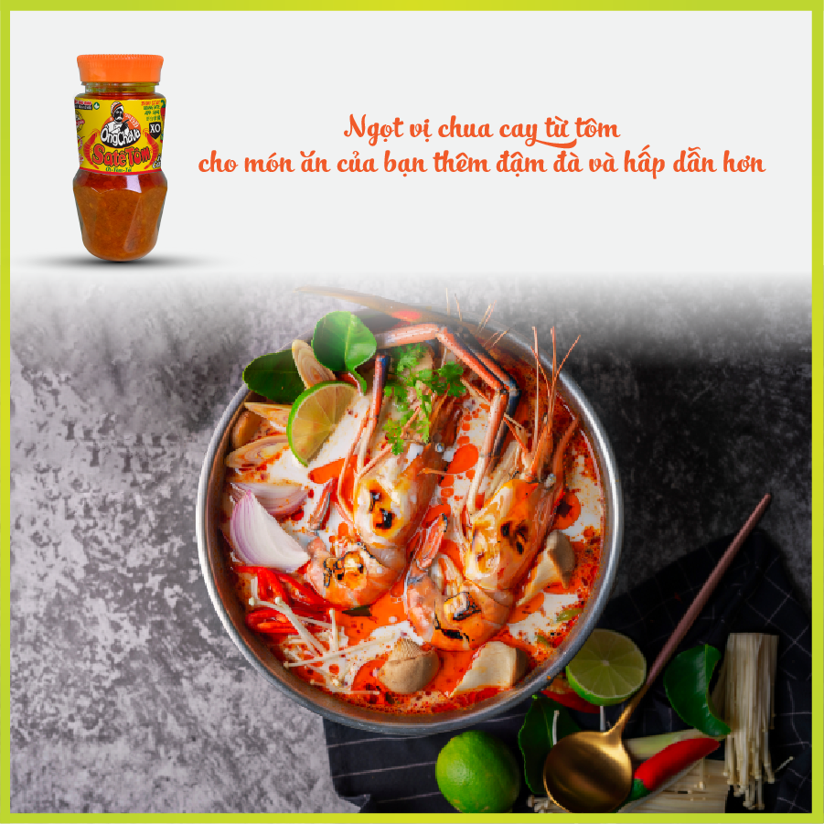 Sa Tế Tôm XO Ông Chà Và ít cay 90gr ( Shrimp Satay)