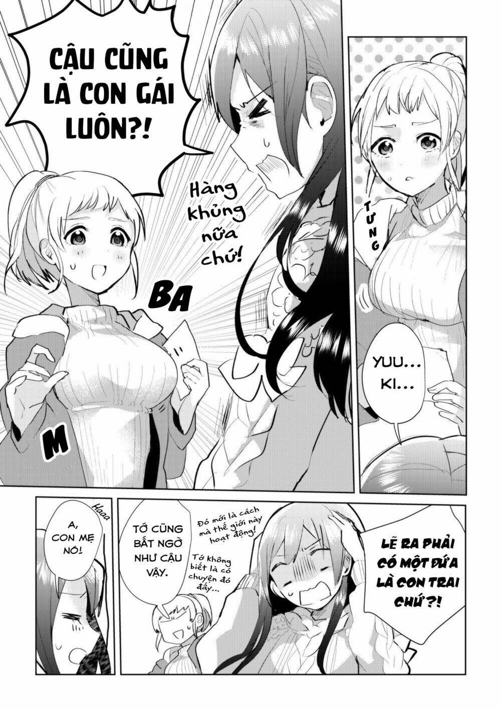cậu là con gái à!? chapter 1 2