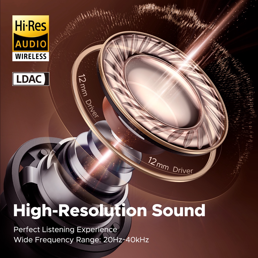 Tai Nghe True Wireless SoundPEATS Capsule 3 Pro Bluetooth 5.3, ANC 43dB, 6 Mic - Hàng Chính Hãng