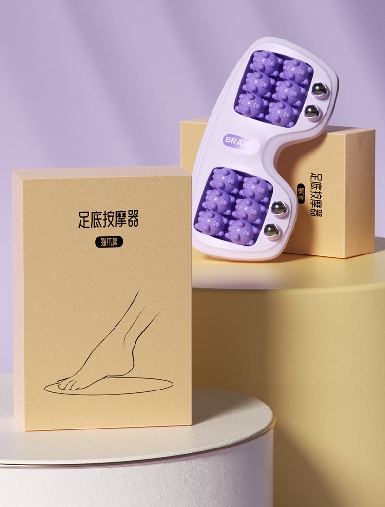 Dụng cụ massage chân 4 con lăn