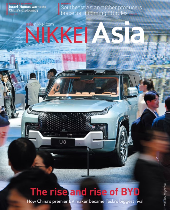 Tạp chí Tiếng Anh - Nikkei Asia 2023: kỳ 45: THE RISE AND RISE OF BYD