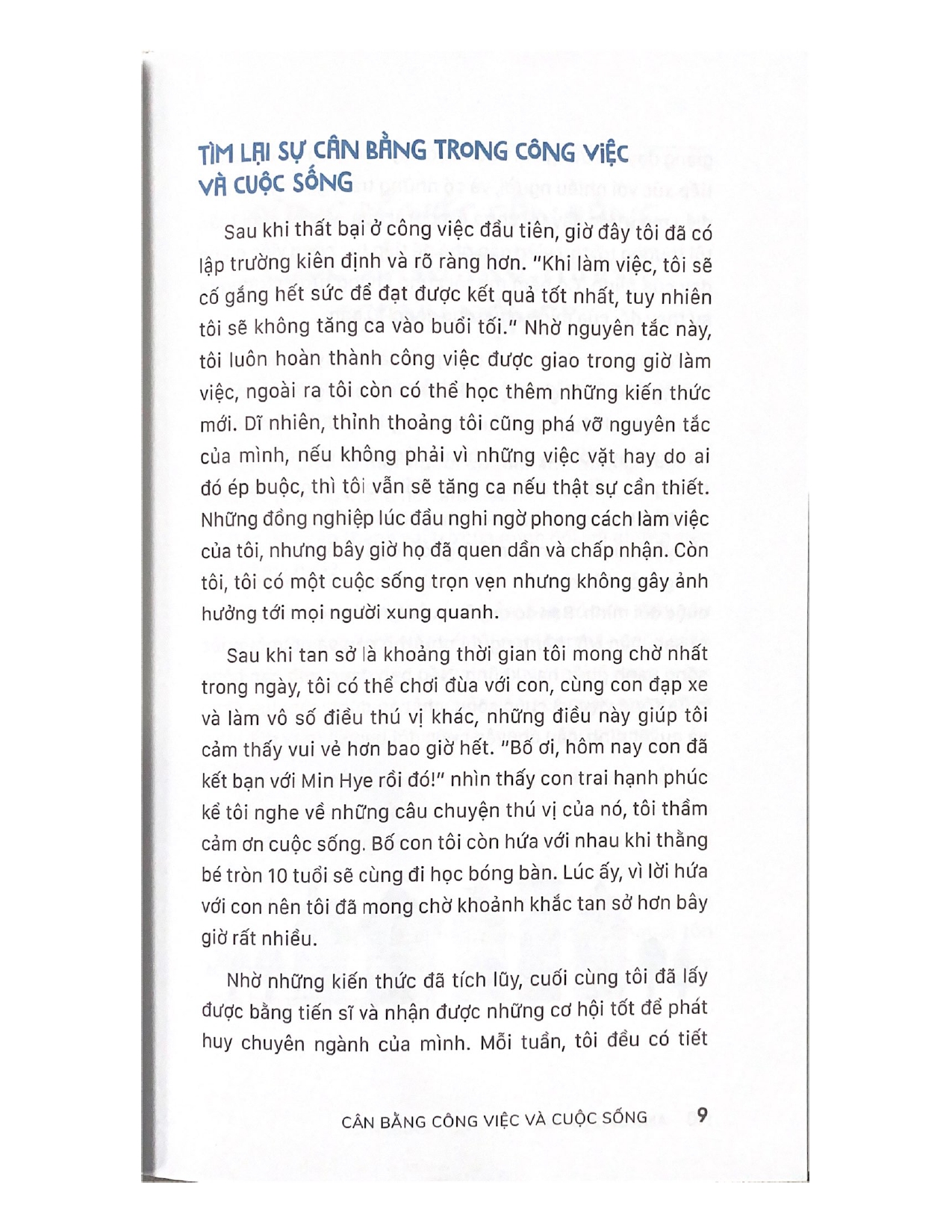 Cân Bằng Công Việc Và Cuộc Sống