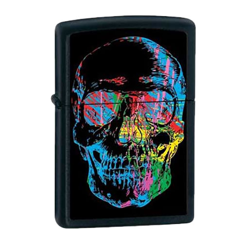 Bật Lửa Zippo 28042 X-Ray Skull Black Matte