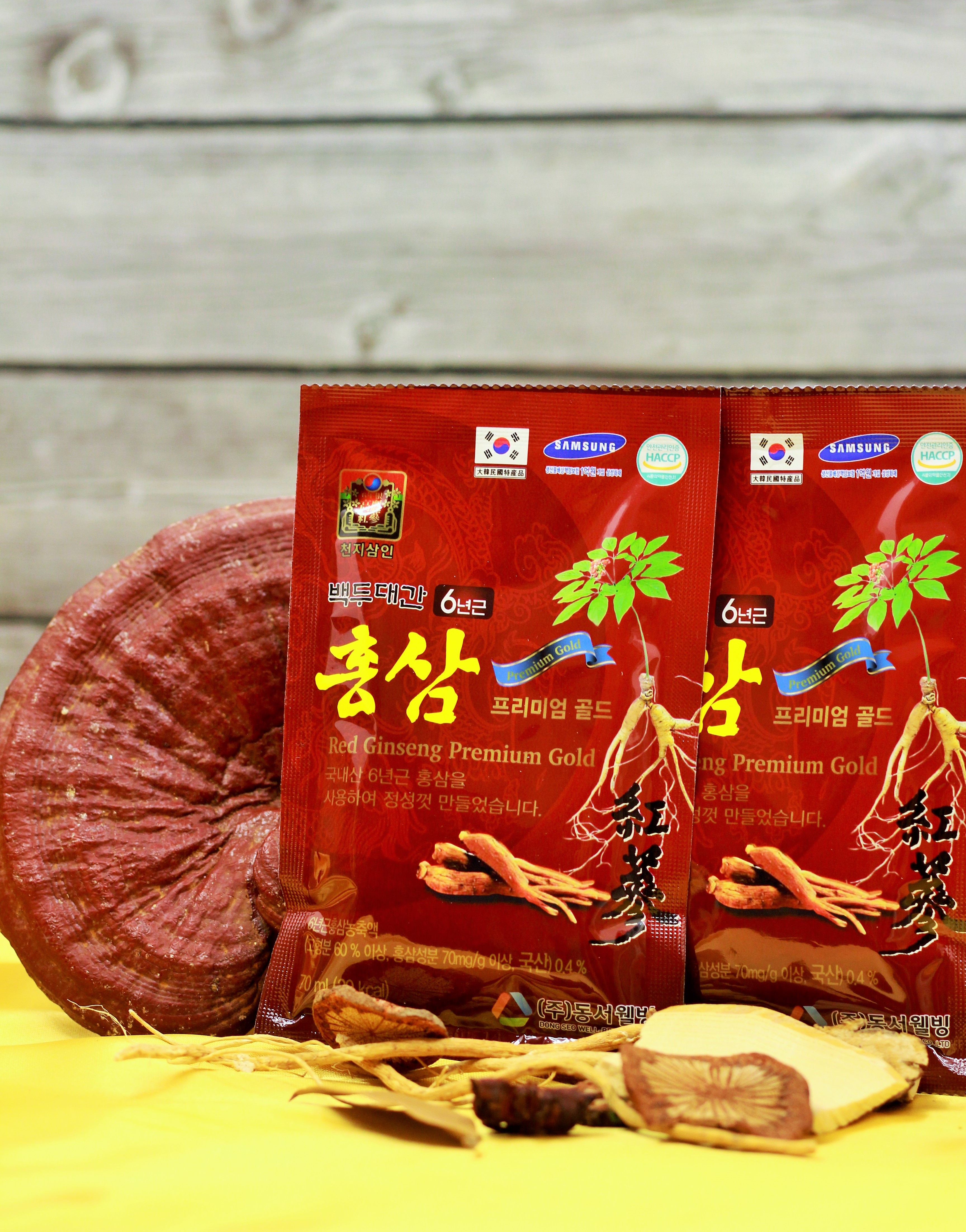 Nước Hồng Sâm Vàng Cao Cấp 6 Năm Tuổi  - Thùng 6 hộp, Hộp 5 gói – Sản phẩm bổ dưỡng tự nhiên, tăng cường hệ miễn dịch cho cơ thể khỏe mạnh