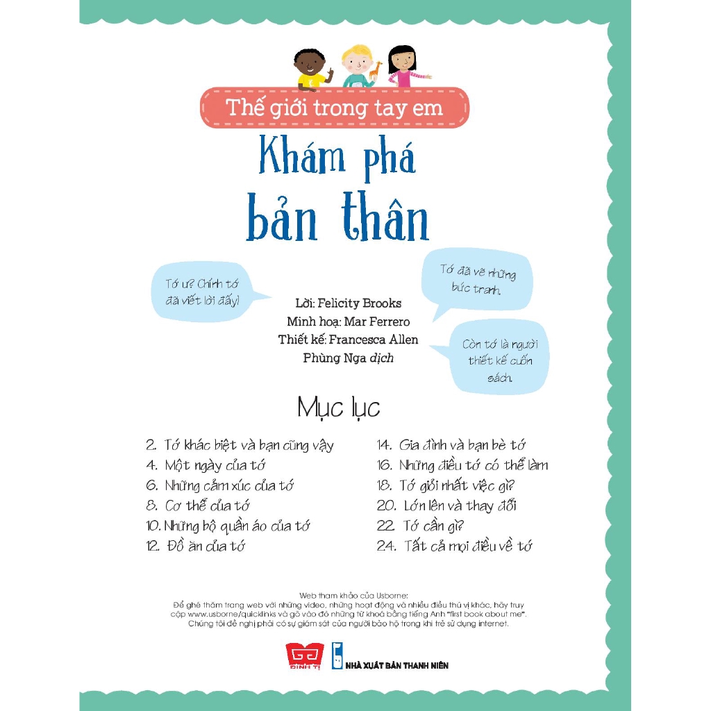 Sách - Thế Giới Trong Tay Em - Khám Phá Bản Thân