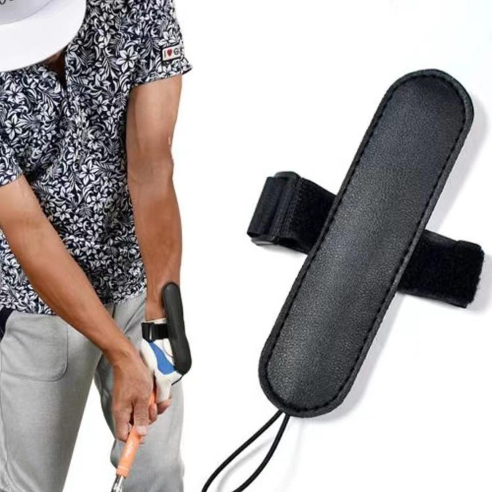 Golf Wrist Brace Band Golf Swing Training Aid Straight Practice Durable Lightweight Tool Golf Straight Arm Trainer for Men Women Golfer Gift